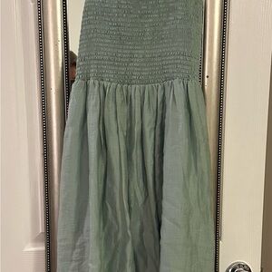 Madewell Green Maxi Dress